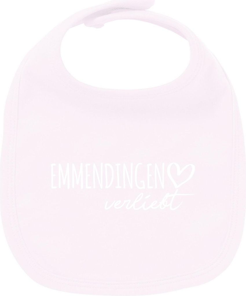 Huuraa Unisex Babylatz Emmendingen verliebt Geschenk Babypink Baumwolle Emmendingen Mitbringsel