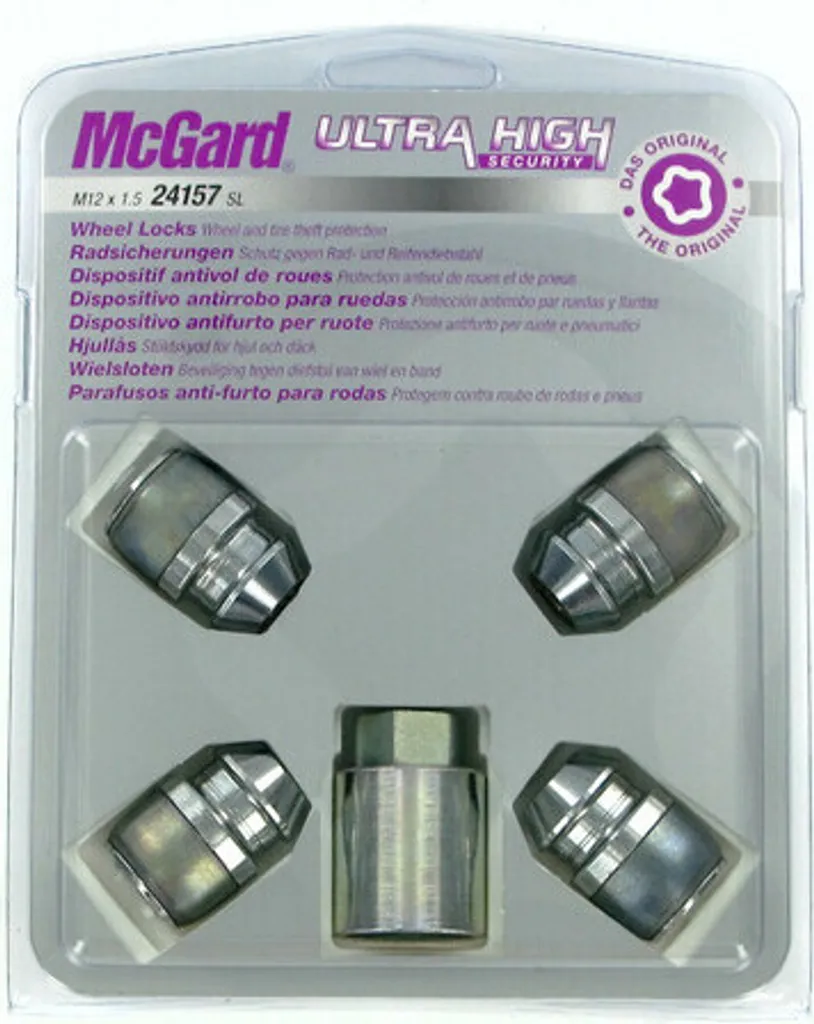 McGard Ultra High Security Kit d'Écrous Antivol Coniques F150 - 4 Pièces