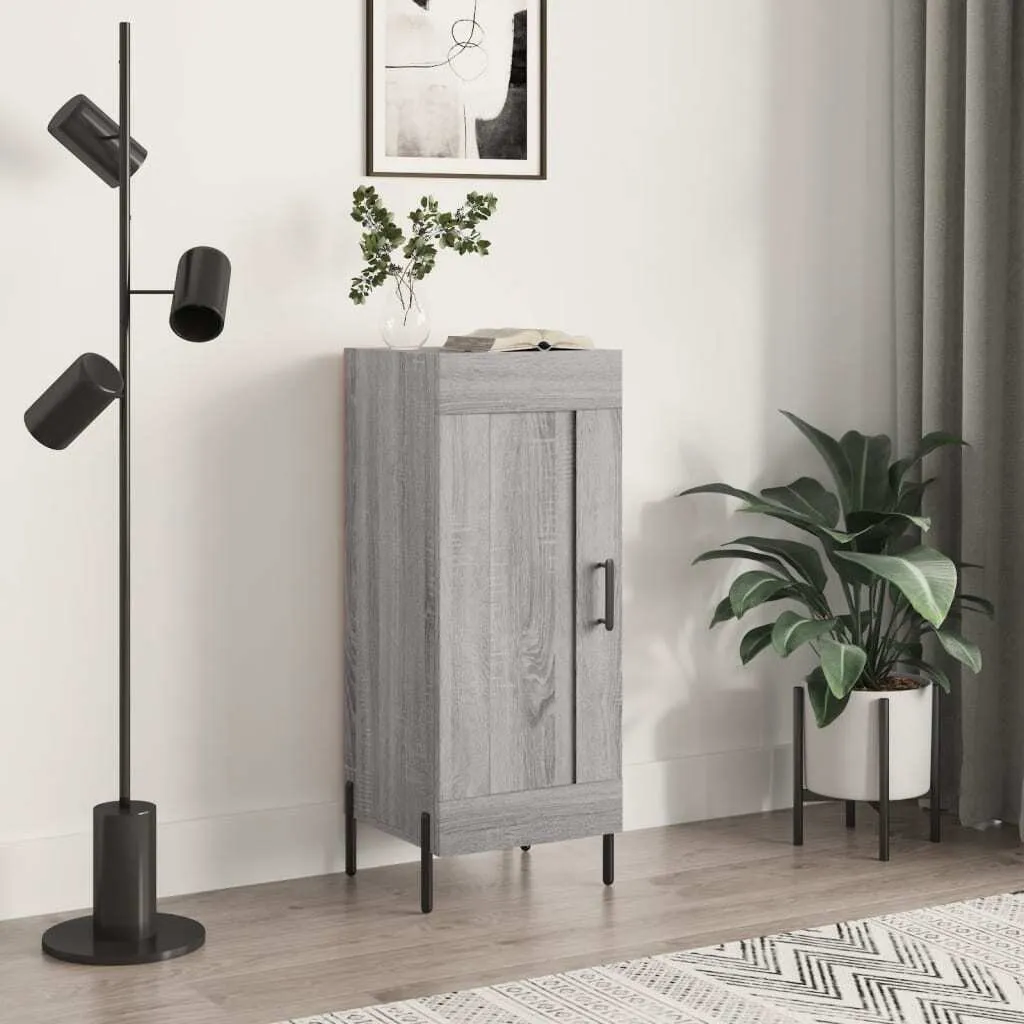 Rinnova il tuo Soggiorno con la Credenza Grigio Sonoma 34,5x34x90 cm