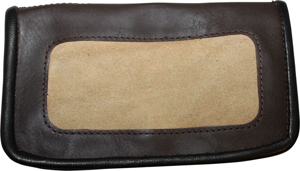 Tabaktasche aus glattem Leder – dunkelbraun, hellbraun, schwarz – Tabaktasche