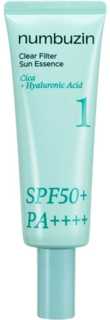 Numbuzin, No.1 Clear Filter Sun Essence, Befeuchtend und Produktbild 
