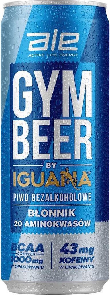 PIWO BEZALKOHOLOWE GYM BEER 330 ml - IGUANA