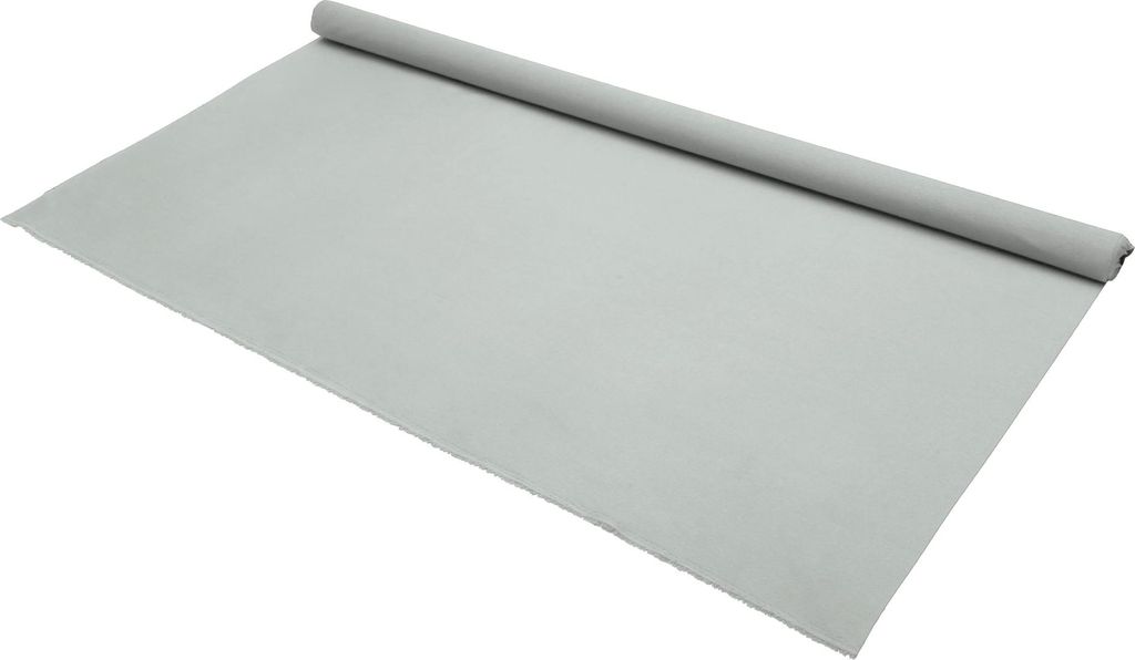 Kopfhimmelstoff 78,7"Lx57"B Innenverkleidung DIY Dachreparatur Ersatz Wildlederstoff Hellgrau