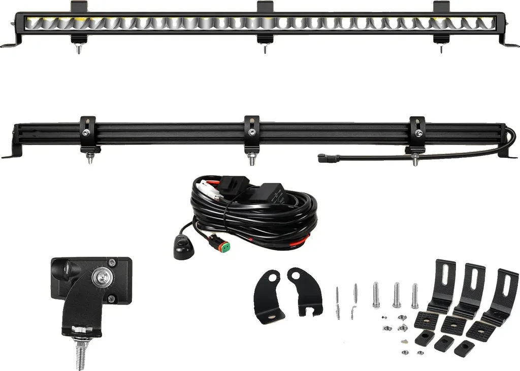 Barre LED 33 pouces 90W idéale pour conduite de nuit et travail extérieur