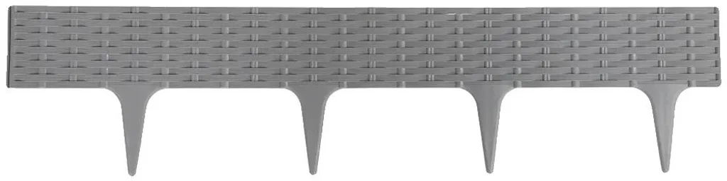 Bordure de jardin flexible installation facile 10m x 15cm anthracite