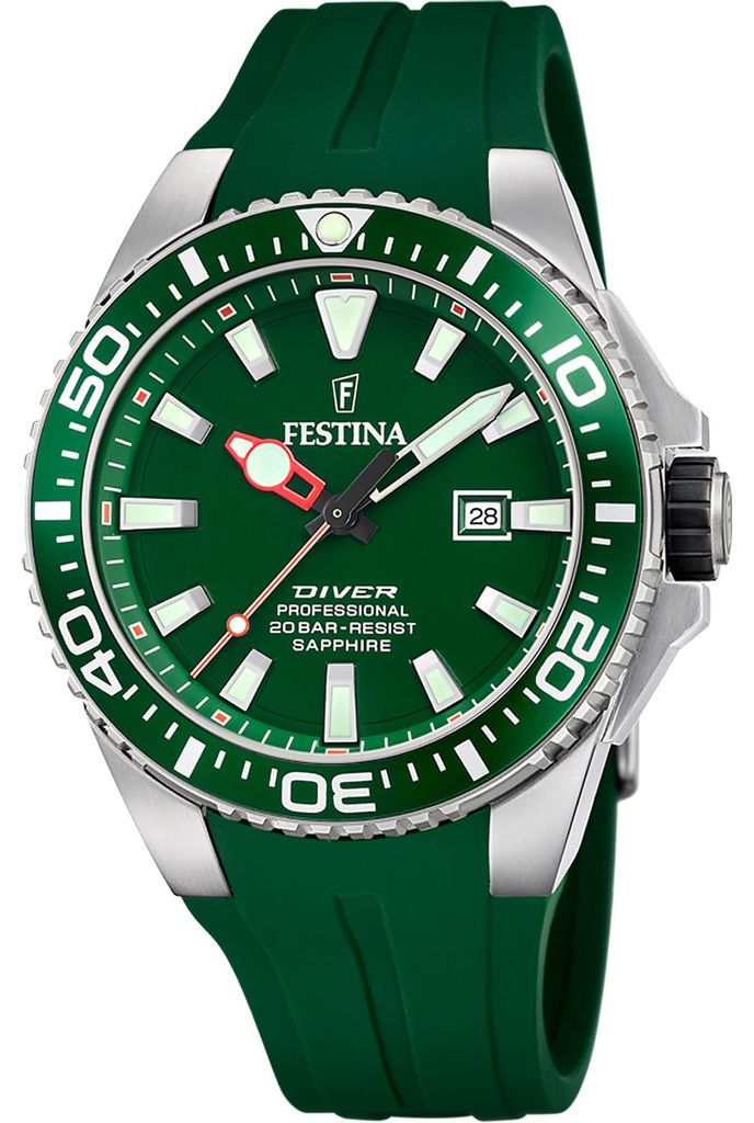 Zegarek męski FESTINA 20664/2 zielony sportowy do Zdjęcie produktu 
