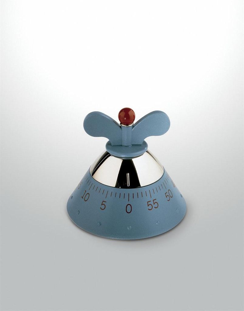 Alessi Küchentimer hellblau A09 Produktbild 
