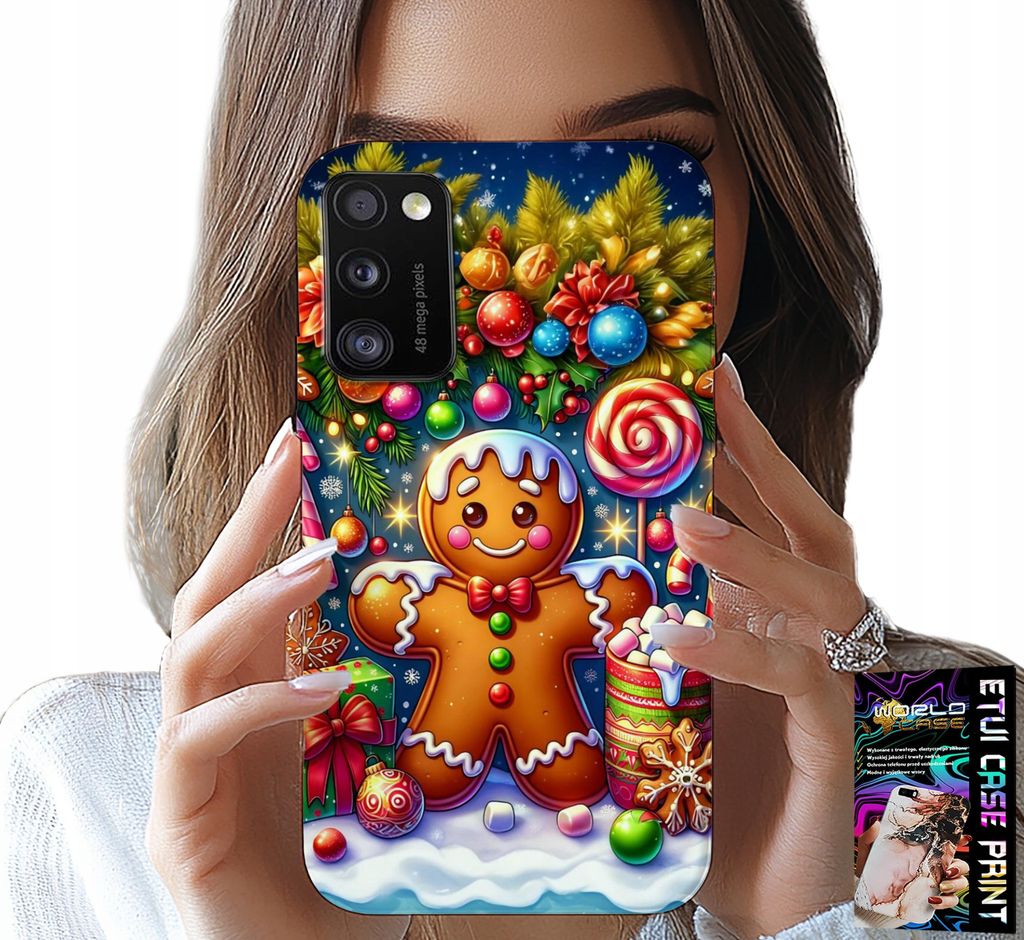 Gehäuse Für Samsung Galaxy A41 - Lebkuchen, Süssigkeiten Urlaub Designs + Glas