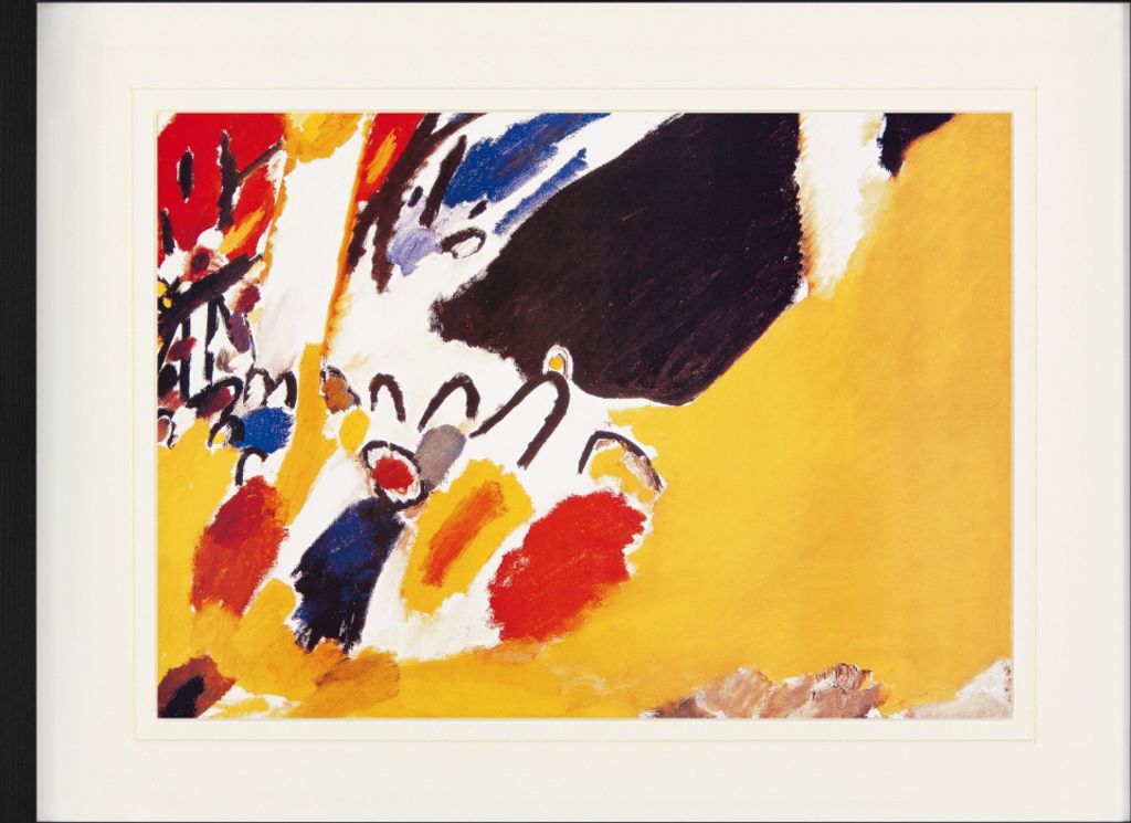 Wassily Kandinsky Gerahmtes Bild Mit Edlem Passepartout | Wand-Bilder | Im Bilderrahmen - Impression III, Konzert, 1911 (60 x 80 cm)