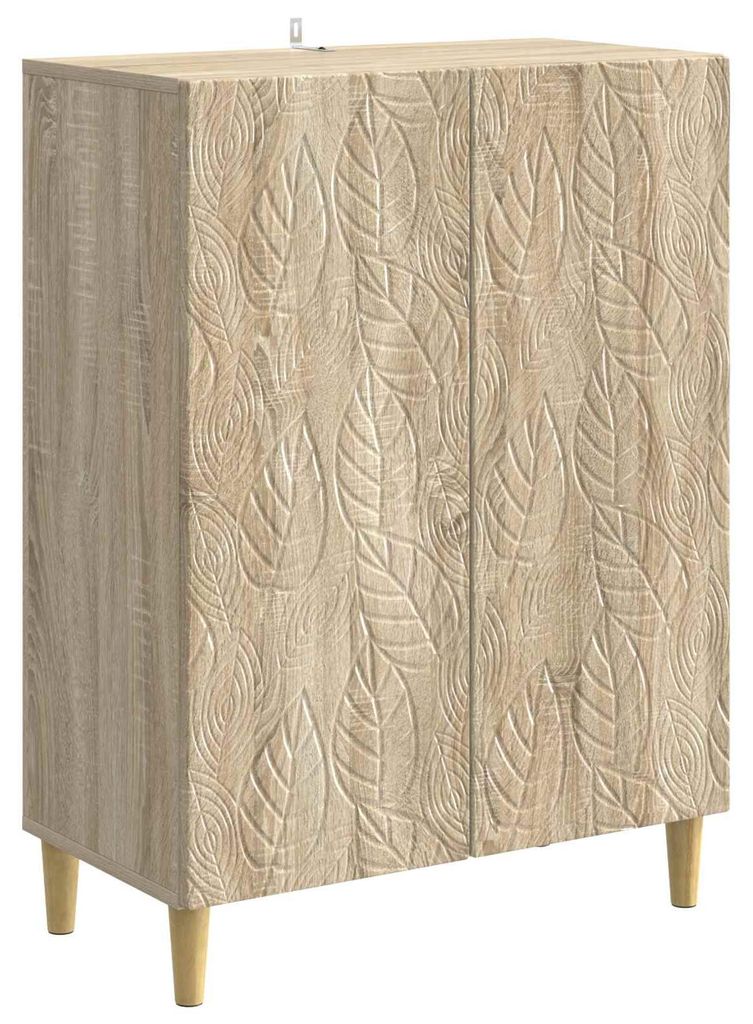 vidaXL Sideboard Sonoma-Eiche 66 x 34,5 x 90 cm Holzwerkstoff