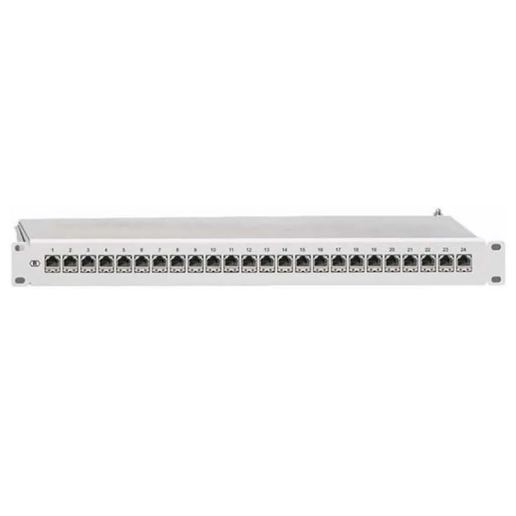 Panneau de brassage 24 ports Cat6 anti-interférence réseau