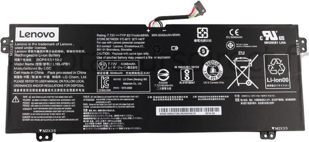 Lenovo Akku 48WH 4 Zellen, 5B10Q38238