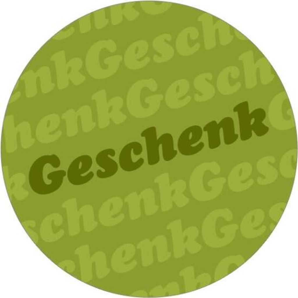 24x Sticker Geschenk (Motiv 4) 4cm Geschenk Aufkleber runde Spruch Etiketten