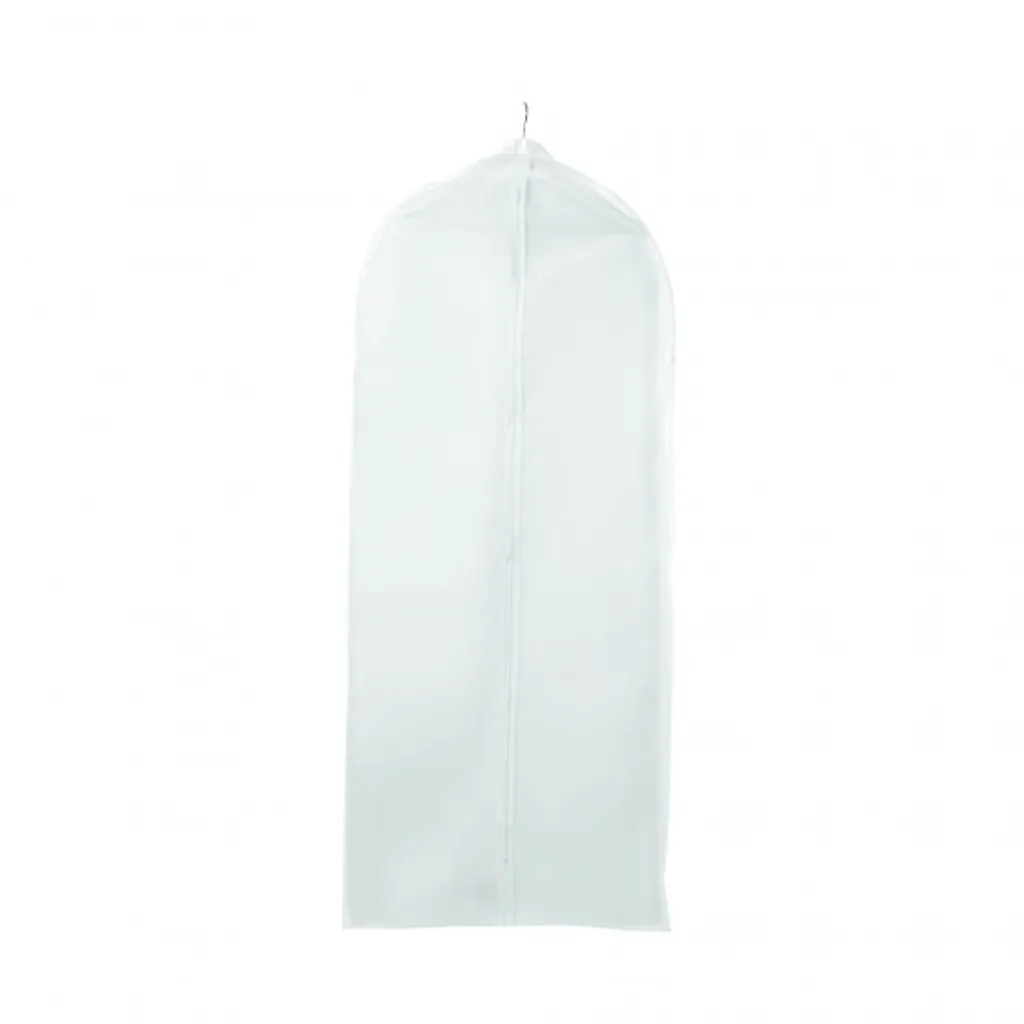 Grande housse de robe 60x137 cm anti-poussière blanc série RAN2978
