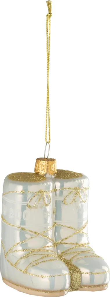 Suspension Moon Boots verre blanc J-Line pour un éclairage d'ambiance