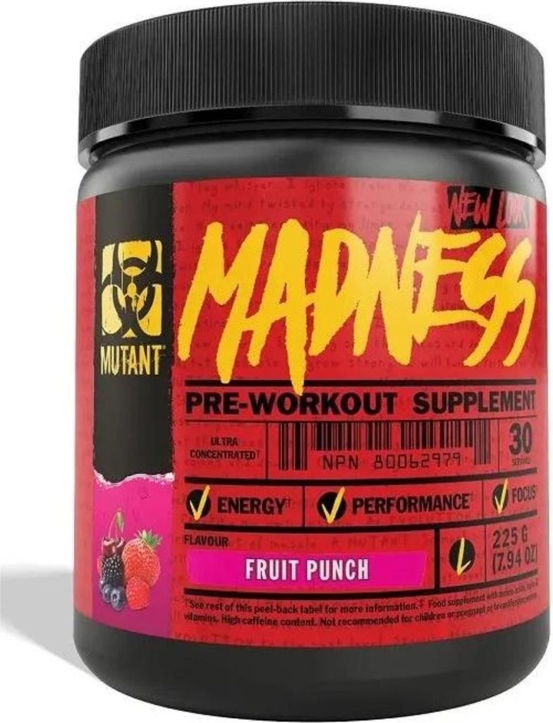 Mutant Madness Fruit Punch 225 g 17881 Immagine del prodotto 
