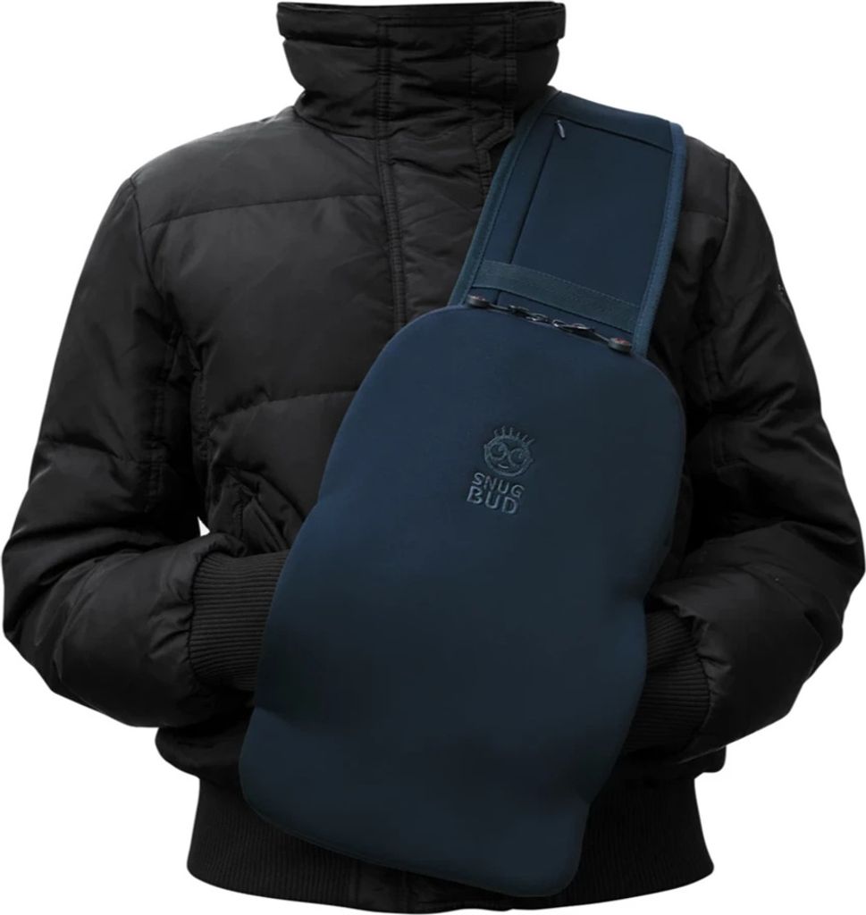 Snugbud Classic-Bodywarmer Rucksack mit Wärmekanne-Blau-Rot