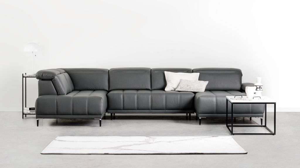 Polster Sofa Bettfunktion Design Modern Ecksofa U-Form Sofa Produktbild 