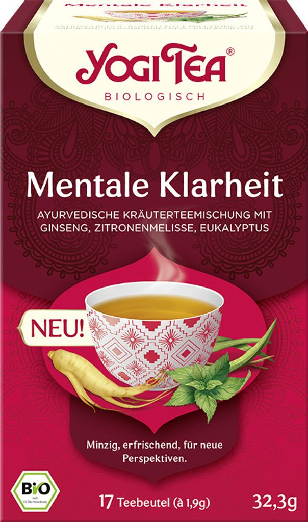 Yogi Tea Clarté MentaleSachets filtres 17X1.9 g Image du produit 