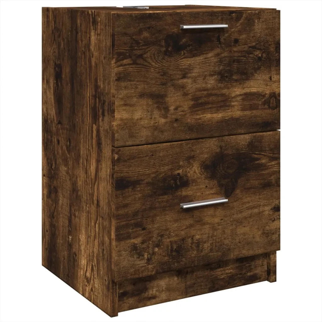 Scheda Tecnica: Mobiletto vidaXL 40x37x59 cm Rovere Fumé