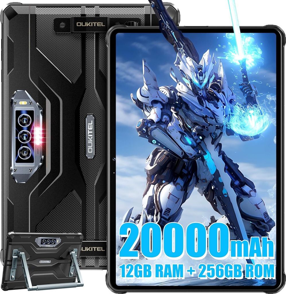 OUKITEL RT8 Outdoor Tablet 20000mAh 12GB+256GB G99, 11 Immagine del prodotto 