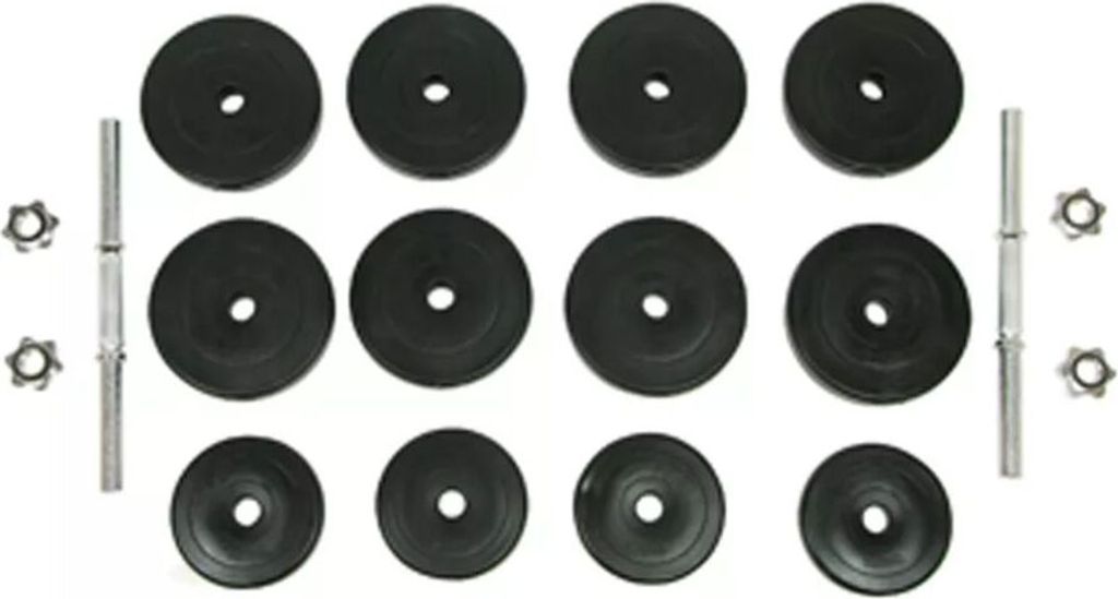 vidaXL Set di manubri da 30 kg Immagine del prodotto 