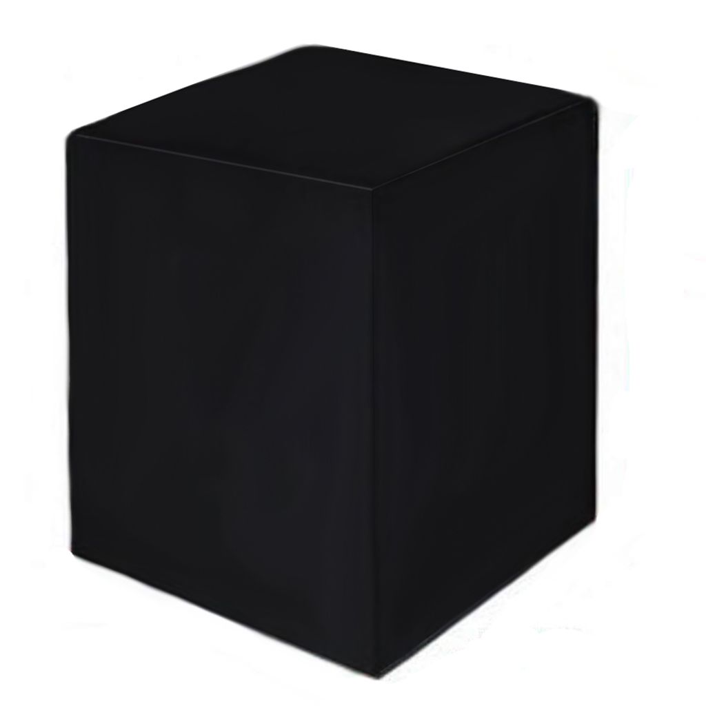 Grillabdeckung BBQ Grill Abdeckhaube Brenner Gasgrill Schutzhülle Haube 68 x 68 x 72 cmSchwarz 210D Oxford-Stoff