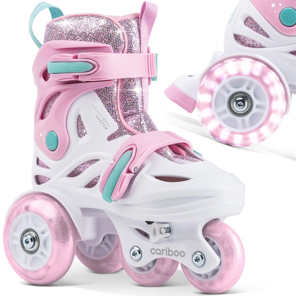 CARIBOO Einstellbare Größe Kinder-Inlineskates Inliner Produktbild  KI-generiertes Bild