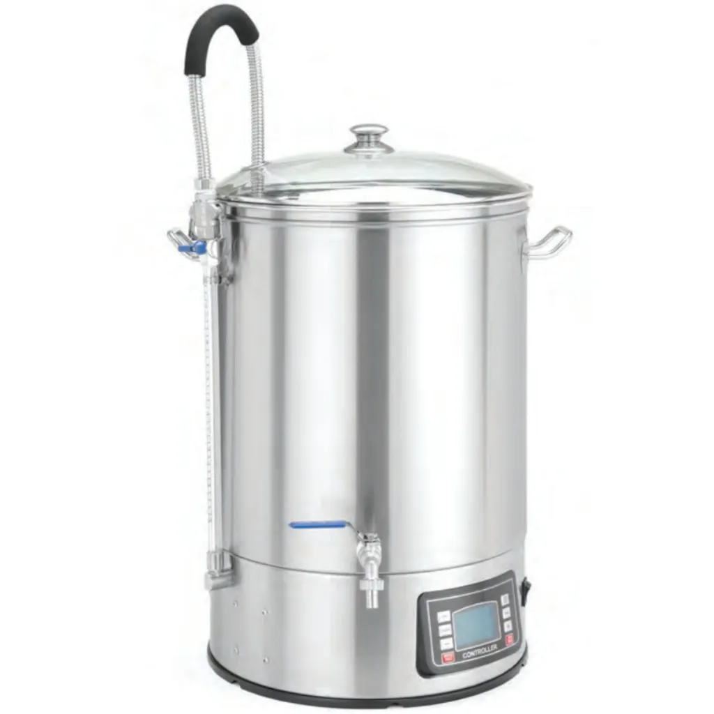 Cuve de brassage bière 40L LCD 2500W - Marmite électrique inox Hendi