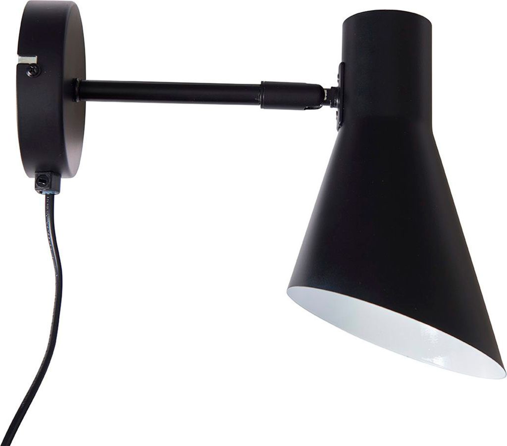 Wandleuchten Wandlampe LED Wandbeleuchtung Leselampe Deko Nachttischlampe Wohnzimmer Metall Schlafzimmer DL12 schwarz
