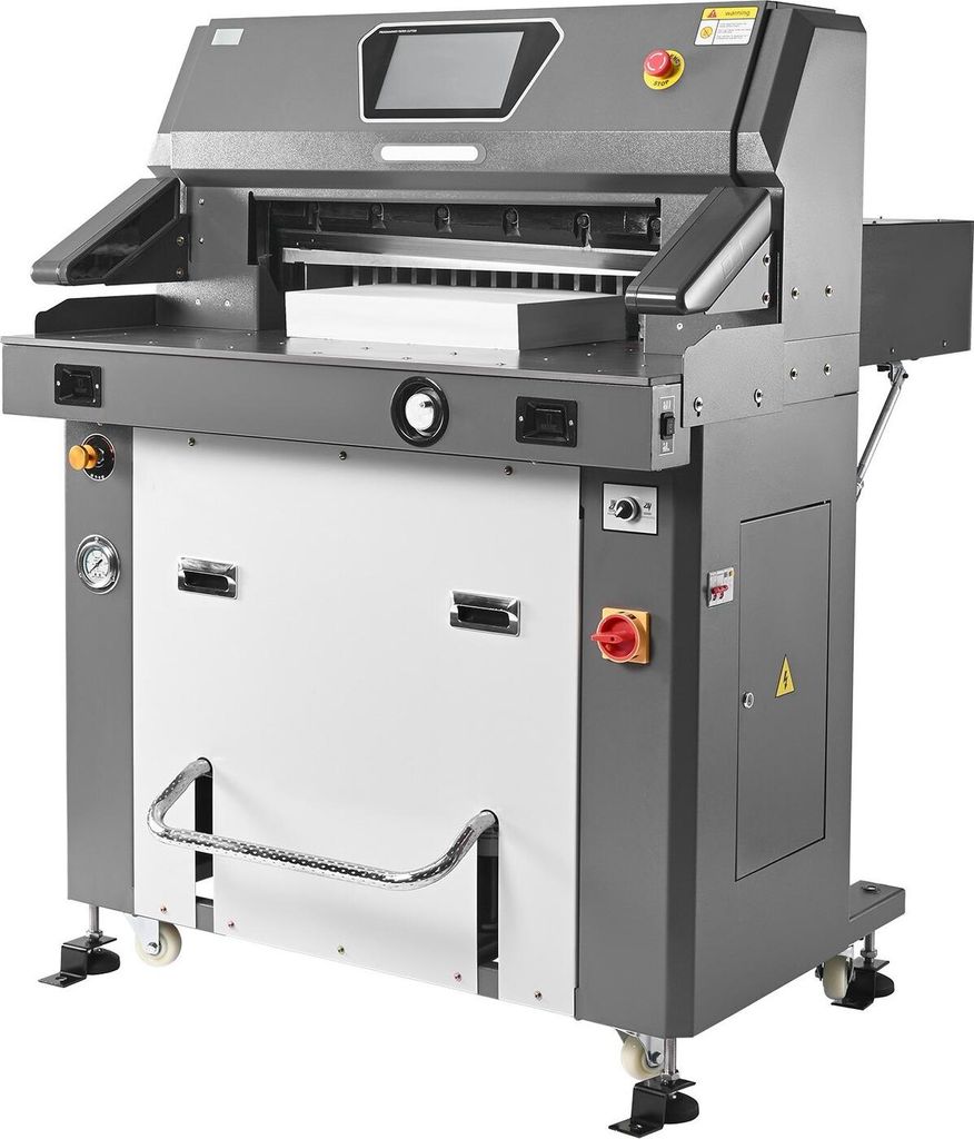 Elektrischer Papierschneider, hydraulische Papierschneidemaschine aus Metall, 660 mm Schnittbreite, 100 mm Schnittstärke, großformatiger elektris...