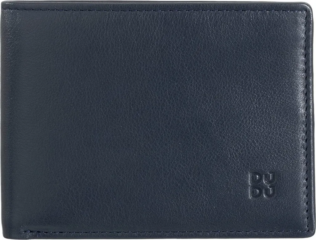 Portefeuille en cuir coloré DuDu 53425407 design italien élégant