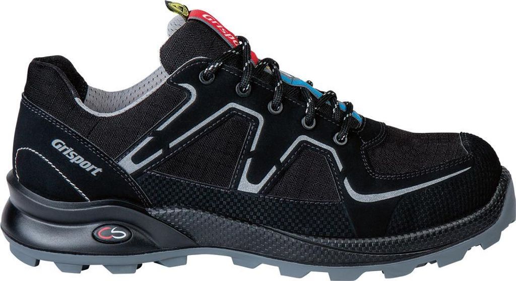 Halbschuh 33603 schwarz/grau, S3, Gr. 42