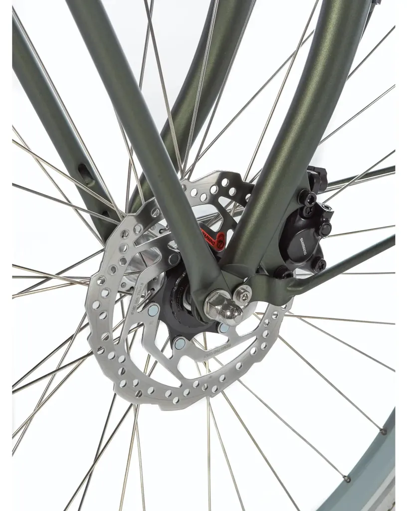 Moyeu avant Cortina KTTC6F Alu robuste et léger pour jante 36 rayons