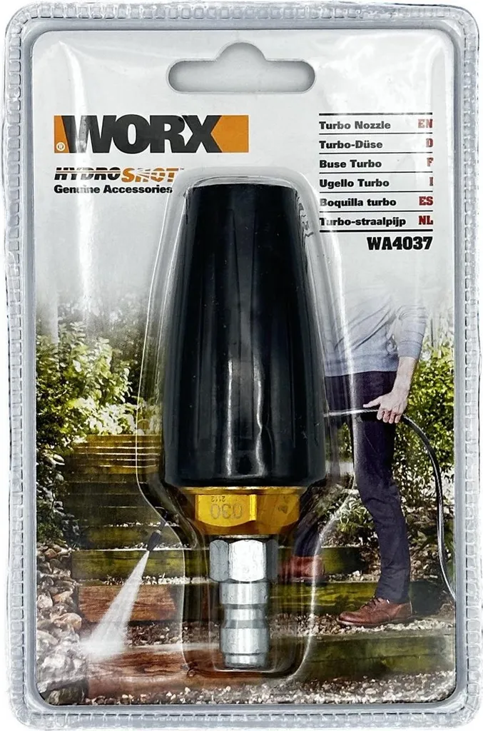 Buse Turbo Rotative WORX WA4037 pour Nettoyeur HydroShot Accessoire