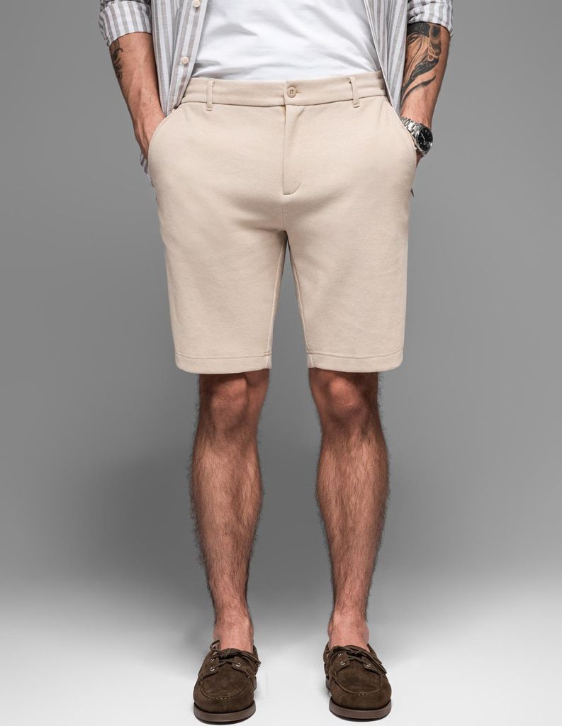 Ombre Clothing Segeltuchshorts für Männer Dilika sandig M