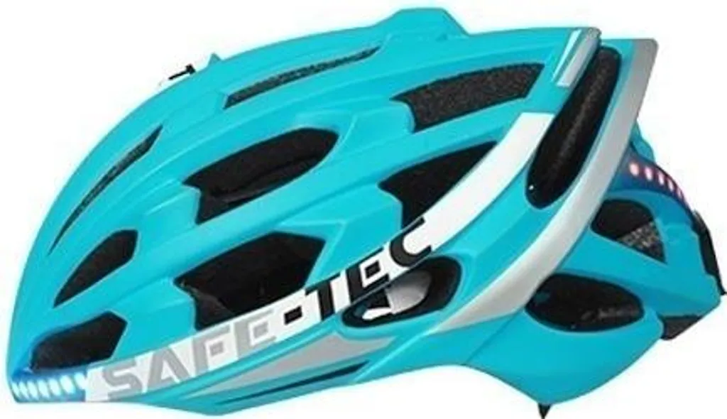 Casque connecté intelligent SAFE-TEC TYR 2 Turquoise taille XL