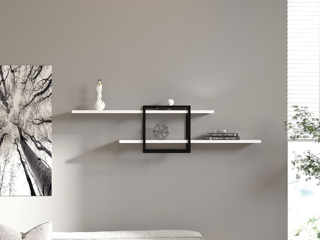 Skye Decor, Mone - White, Wandregale, Weiß, Produktbild 