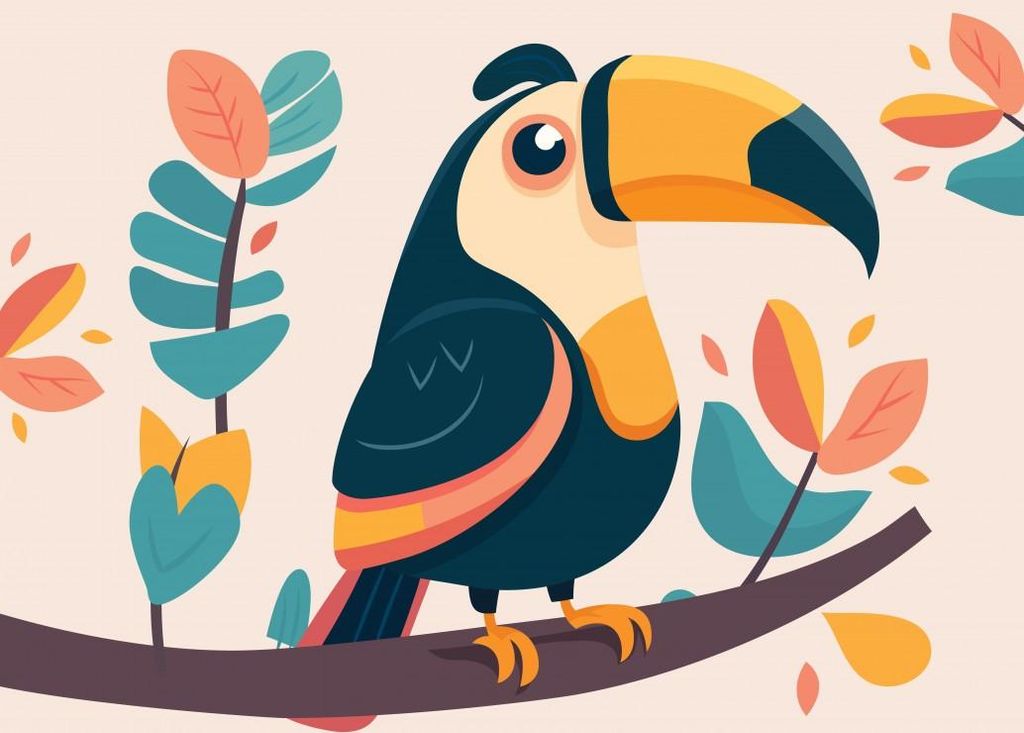 Bluebird Puzzle Legepuzzle Le Perroquet - 12 Teile buntes Spielzeug