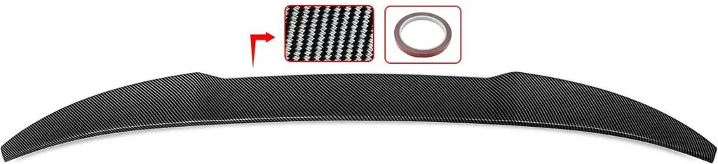 Spoiler Verde Erba Effetto Carbonio: Eleganza Sportiva Universale