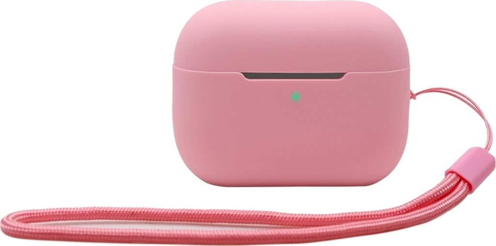 Mobigear Lanyard Apple AirPods Pro 2 Hülle Flexibles Silikon - Pink