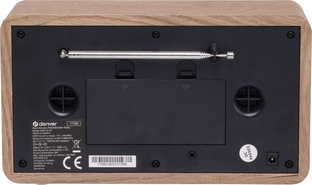 Denver Denver DAB rádio - Retro rádio - Bluetooth - DAB+/ Obrázek produktu 6