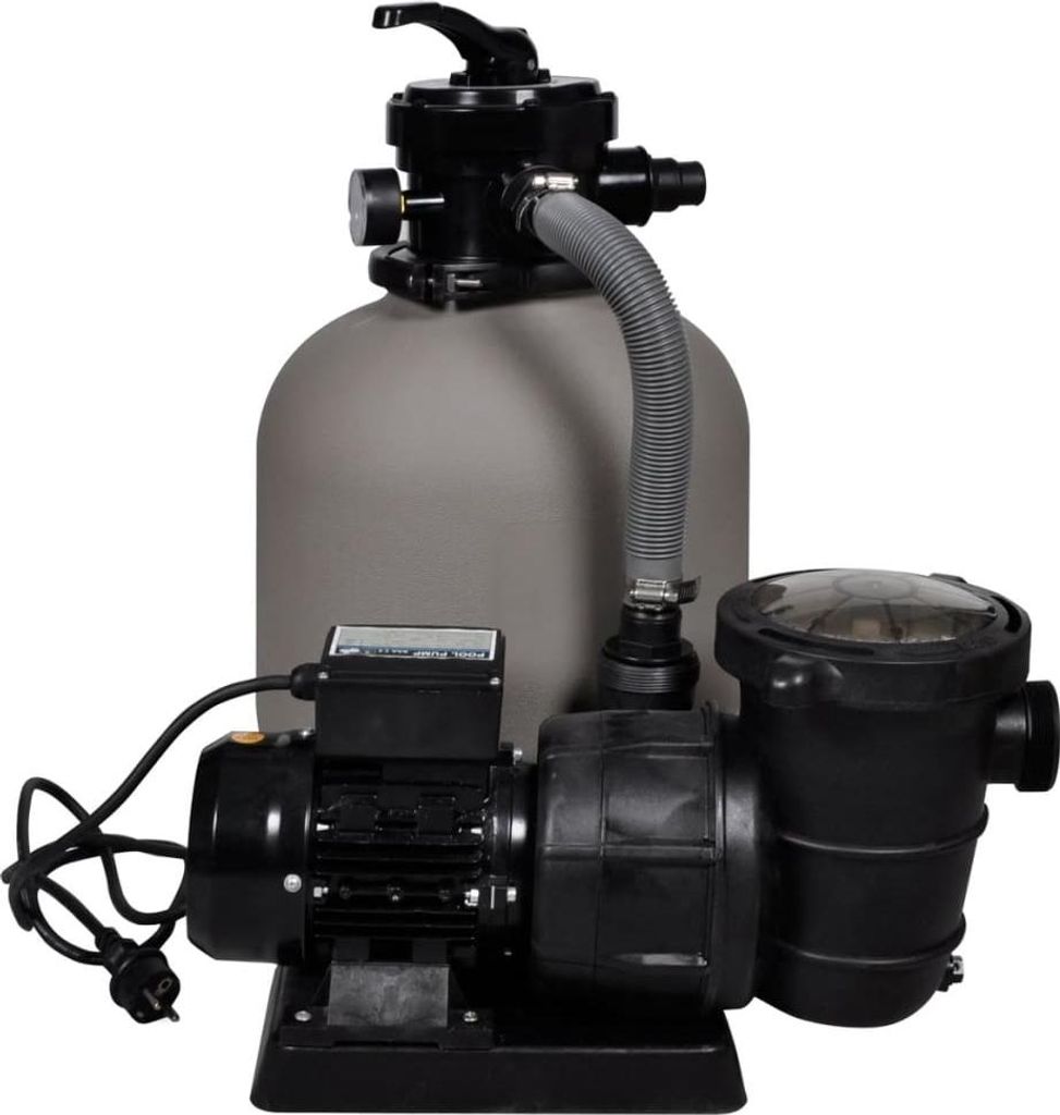 vidaXL Sandfilterpumpe 600 W 17.000 L/h