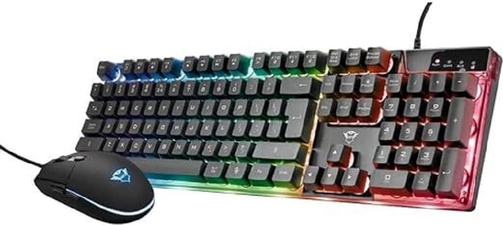 Gaming-Maus und Tastatur, italienisches Layout QWERTY, USB, Produktbild 