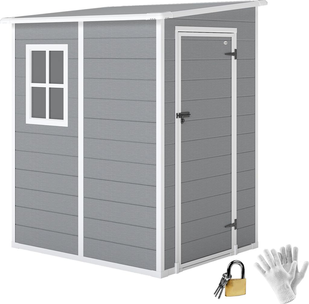 Outsunny Abri de jardin 1,54 m² cabane de jardin pour Image du produit 