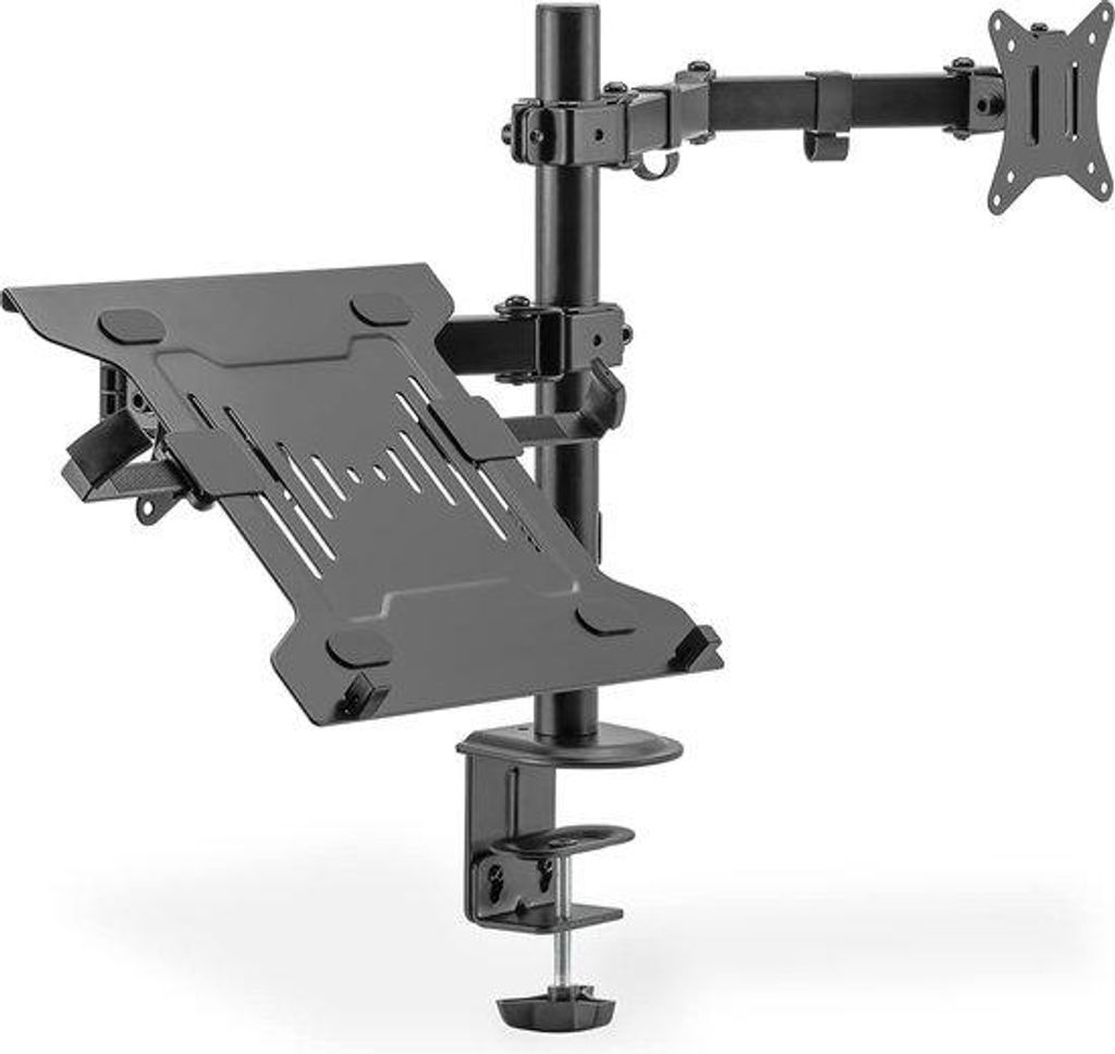 Universelle Monitorhalterung Notebook schwarz