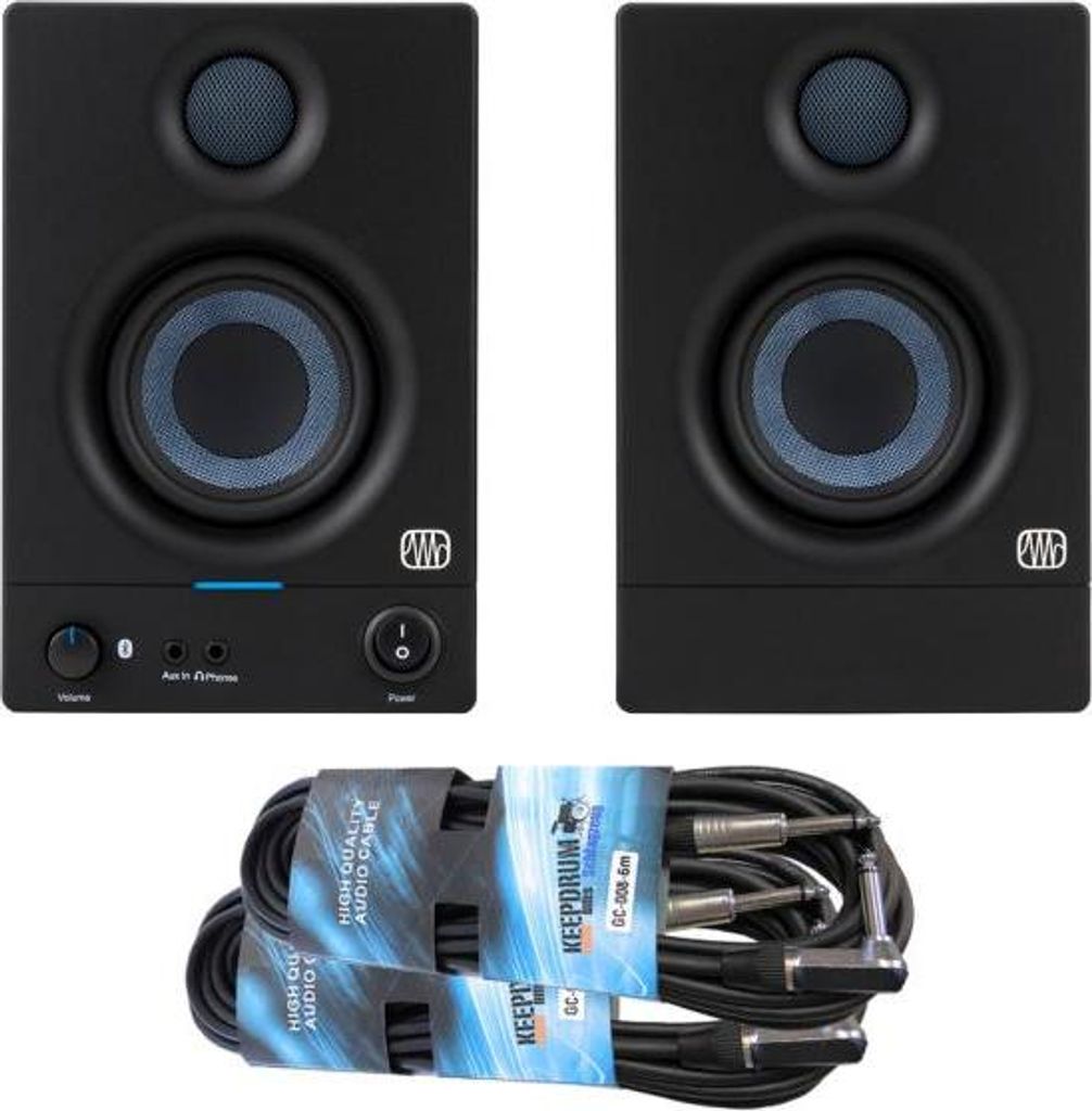 Presonus Eris 3.5BT Boxen 2nd Gen mit Klinkenkabel