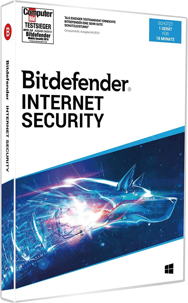Bitdefender Internet Security 2020 1Gerät/18Monate Produktbild 