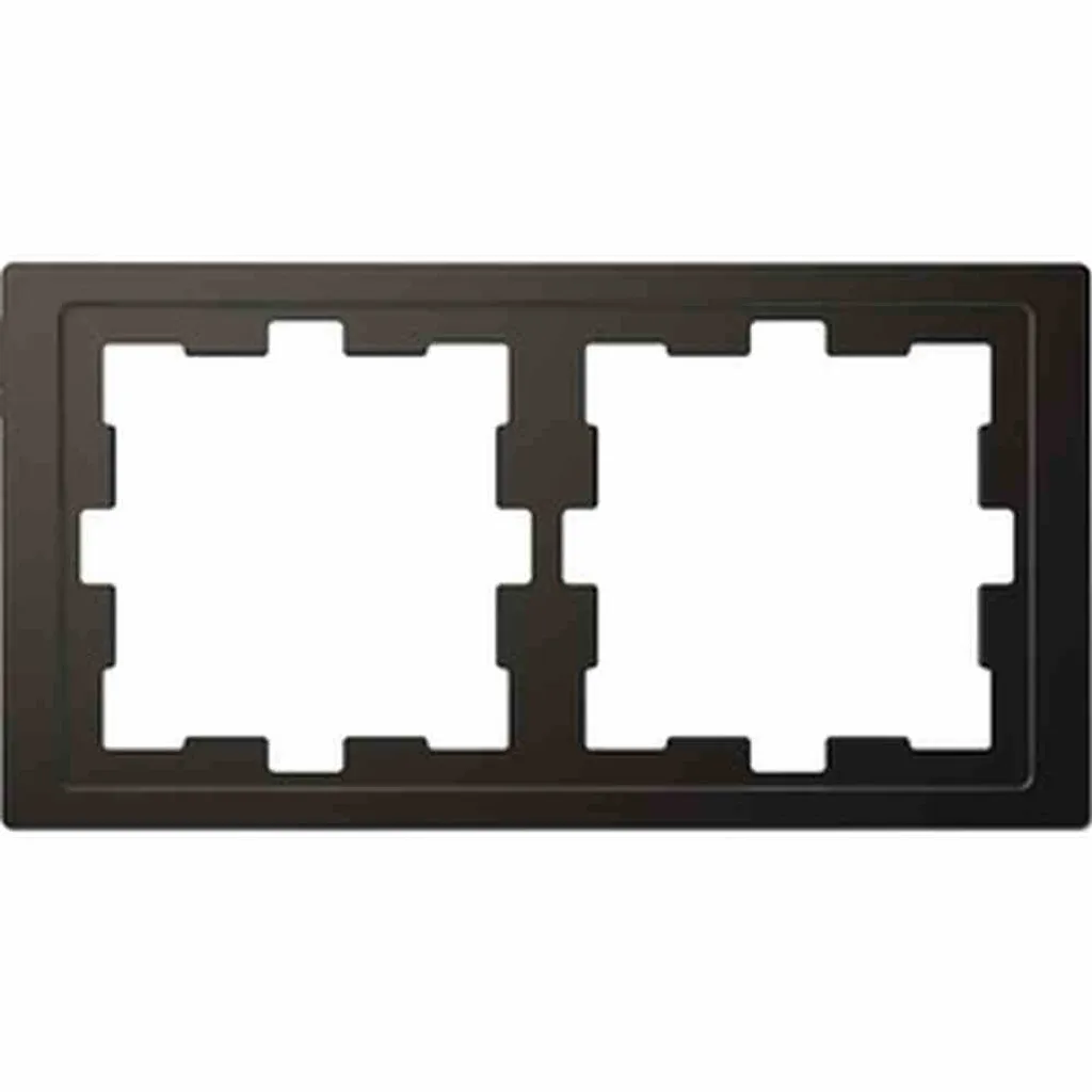 Merten MEG4020-6534 Cadre D-Life double anthracite pour prise et inter