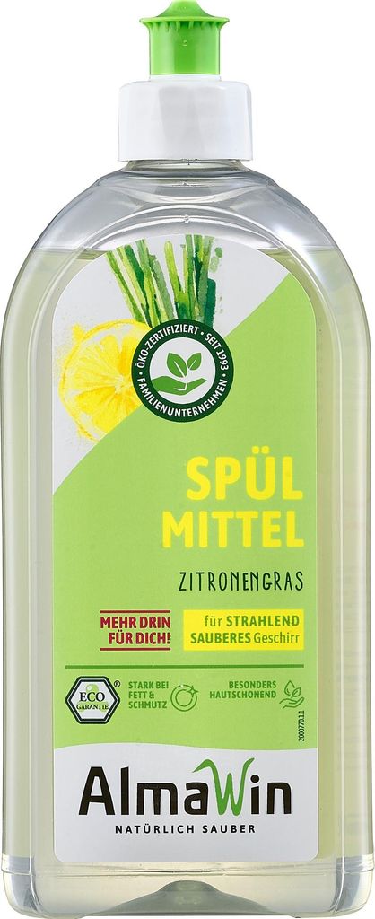 AlmaWin Zitronengras Geschirrspülmittel 500 ml Produktbild 